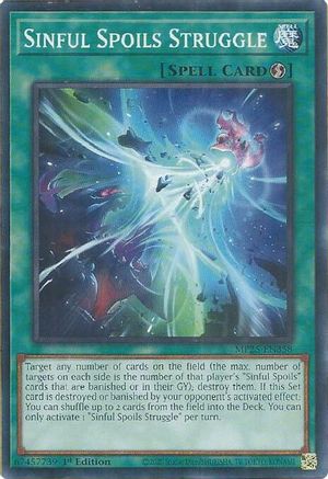Sinful Spoils Struggle (MP25-EN358) - 2025 Mega-Pack 1st Edition
