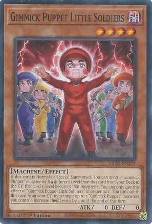 Gimmick Puppet Little Soldiers (MP25-EN379) - 2025 Mega-Pack 1st Edition