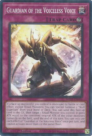 Guardian of the Voiceless Voice (MP25-EN396) - 2025 Mega-Pack 1st Edition