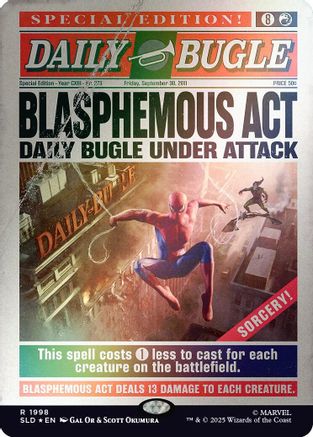Blasphemous Act (1998) (Rainbow Foil) (SLD-1998) - Secret Lair Drop Series Foil