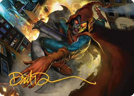 Hobgoblin, Mantled Marauder Art Card (Gold-Stamped Signature) (AASPM-015) - Art Series: Marvel's Spider-Man