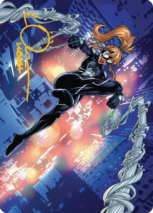 Araña, Heart of the Spider Art Card (Gold-Stamped Signature) (AASPM-037) - Art Series: Marvel's Spider-Man
