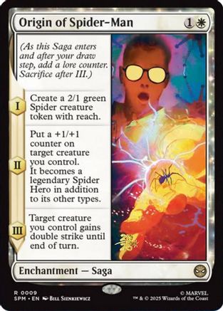 Origin of Spider-Man (PRE-009) - Prerelease Cards Foil