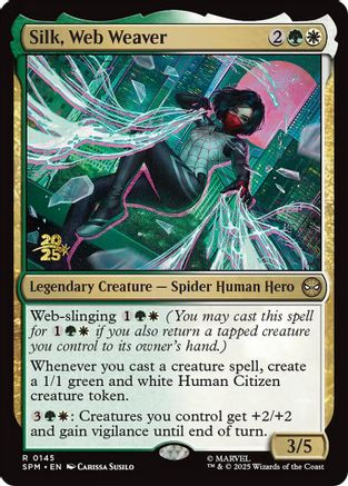 Silk, Web Weaver (PRE-145) - Prerelease Cards Foil