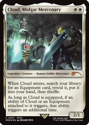 Cloud, Midgar Mercenary (UMP-001) - Unique and Miscellaneous Promos Foil