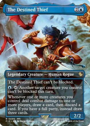 The Destined Thief (Borderless) (FIC-446) - Commander: FINAL FANTASY