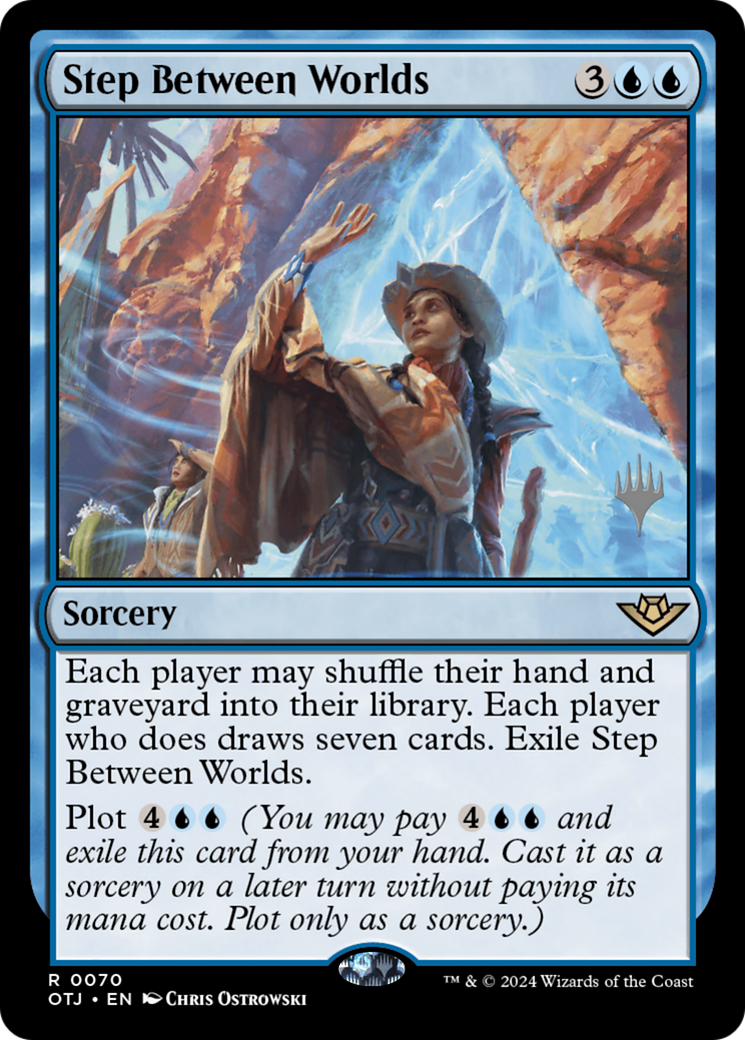 Step Between Worlds (POTJ-70P) - Outlaws of Thunder Junction Promos - Premium MTG Single from Wizards of the Coast - Just $0.25! Shop now at Game Crave Tournament Store