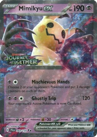 Mimikyu ex (Journey Together Stamped) 69 - Miscellaneous Cards & Products Holofoil