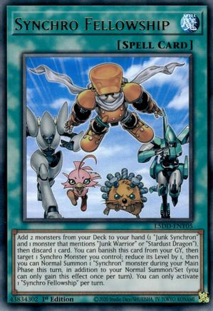 Synchro Fellowship (L5DD-ENY05) - Legendary 5D's Decks 1st Edition