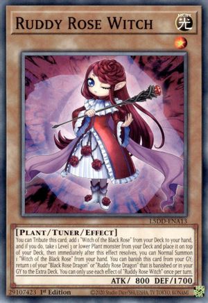 Ruddy Rose Witch (L5DD-ENA13) - Legendary 5D's Decks 1st Edition