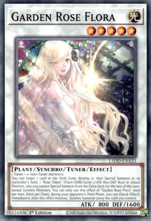 Garden Rose Flora (L5DD-ENA33) - Legendary 5D's Decks 1st Edition