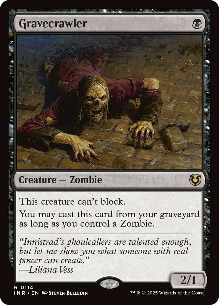 Gravecrawler (-114) - Innistrad Remastered Foil - Premium MTG Single from Wizards of the Coast - Just $1.02! Shop now at Game Crave Tournament Store