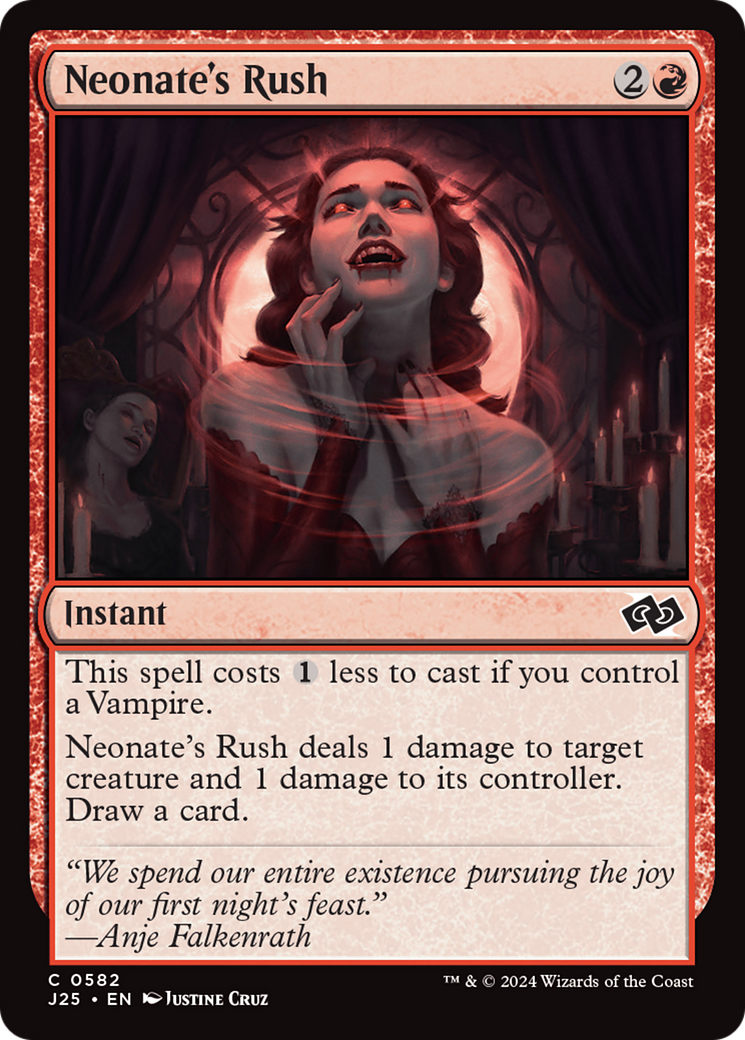 Neonate's Rush (J25-582) - Foundations Jumpstart - Premium MTG Single from Wizards of the Coast - Just $0.25! Shop now at Game Crave Tournament Store