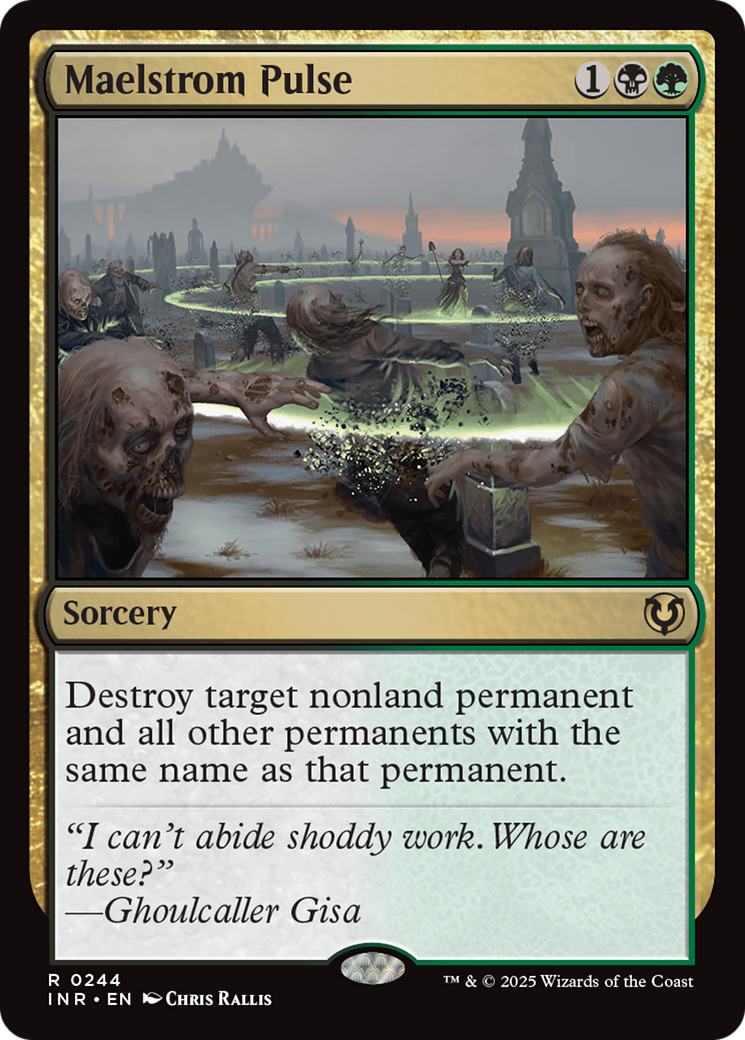 Maelstrom Pulse (-244) - Innistrad Remastered - Premium MTG Single from Wizards of the Coast - Just $0.25! Shop now at Game Crave Tournament Store