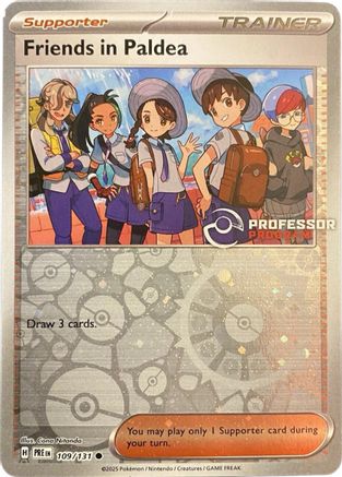Friends in Paldea - 109/131 109 - Professor Program Promos Reverse Holofoil