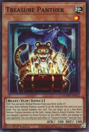 Treasure Panther (MZMU-EN053) - Maze of Muertos 1st Edition