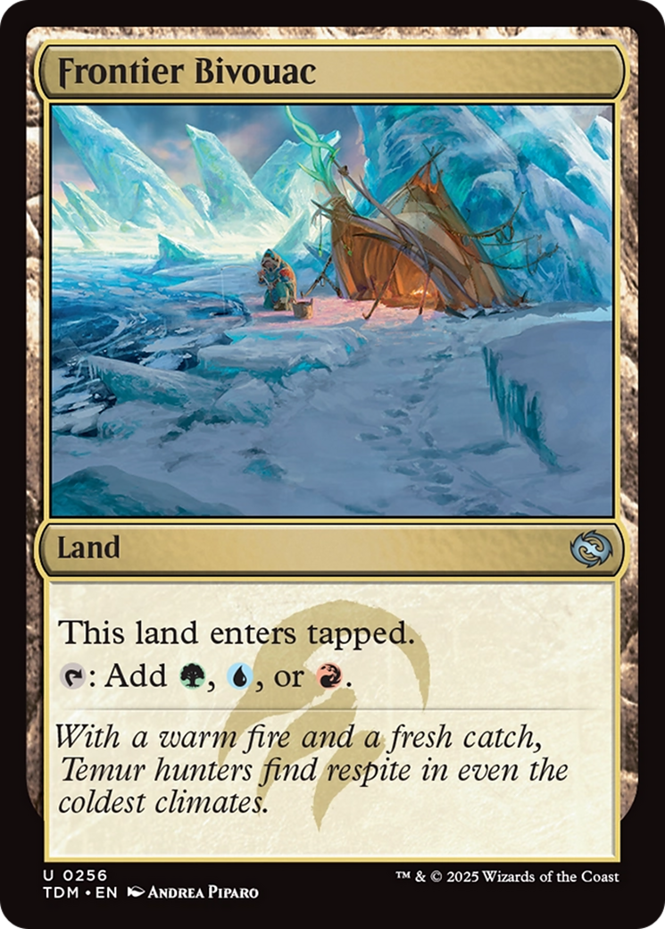 Frontier Bivouac (TDM-256) - Tarkir: Dragonstorm Foil - Premium MTG Single from Wizards of the Coast - Just $0.09! Shop now at Game Crave Tournament Store