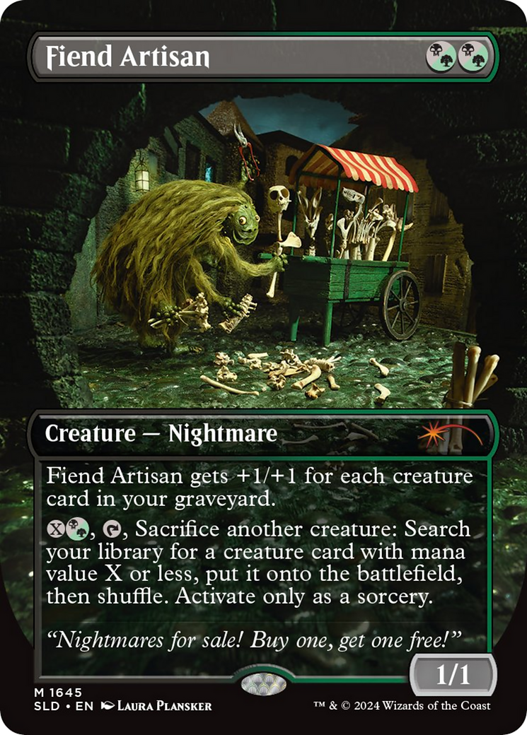 Fiend Artisan (SLD-1645) - Secret Lair Drop - Premium MTG Single from Wizards of the Coast - Just $5.46! Shop now at Game Crave Tournament Store