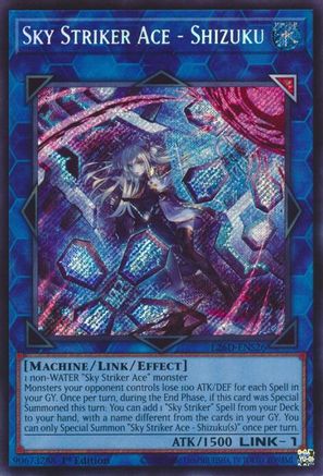 Sky Striker Ace - Shizuku (Alternate Art) (Secret Rare) (L26D-ENS26) - Legendary Modern Decks 2026 1st Edition