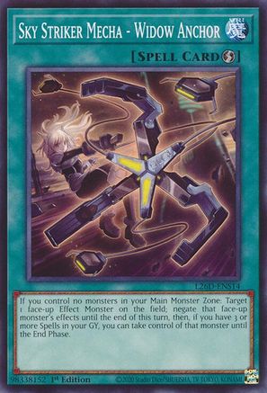 Sky Striker Mecha - Widow Anchor (L26D-ENS14) - Legendary Modern Decks 2026 1st Edition