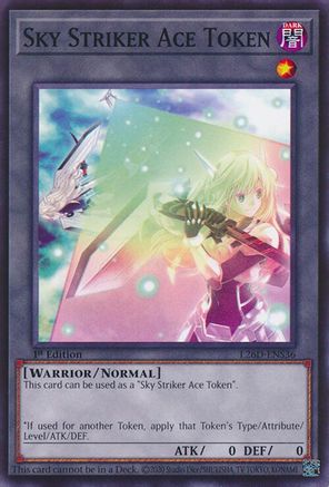 Sky Striker Ace Token (L26D-ENS36) - Legendary Modern Decks 2026 1st Edition