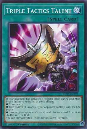 Triple Tactics Talent - L26D-ENX21 (L26D-ENX21) - Legendary Modern Decks 2026 1st Edition