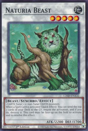 Naturia Beast (L26D-ENX32) - Legendary Modern Decks 2026 1st Edition