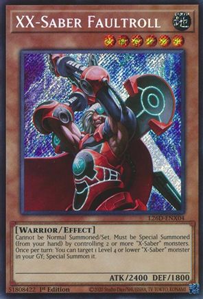 XX-Saber Faultroll (Secret Rare) (L26D-ENX04) - Legendary Modern Decks 2026 1st Edition