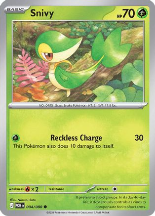 Snivy 4 - ME03 Perfect Order Reverse Holofoil