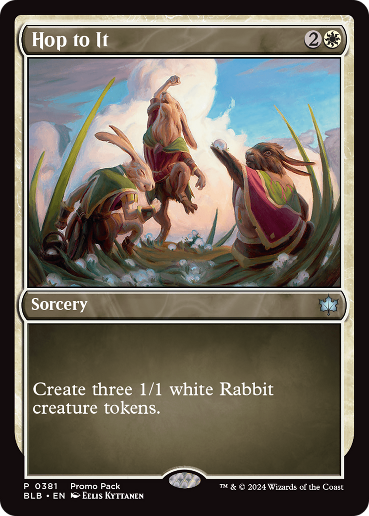 Hop to It (BLB-381) - Bloomburrow Foil - Premium MTG Single from Wizards of the Coast - Just $0.82! Shop now at Game Crave Tournament Store