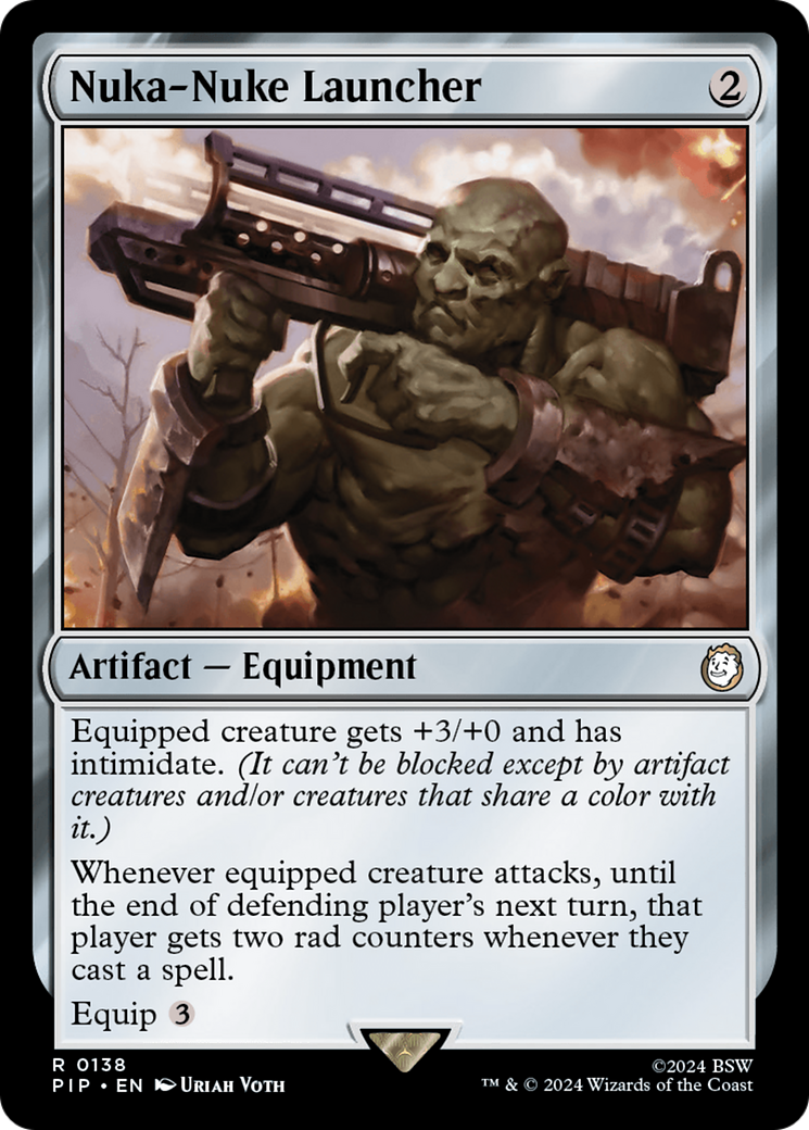 Nuka-Nuke Launcher (PIP-138) - Fallout - Premium MTG Single from Wizards of the Coast - Just $0.25! Shop now at Game Crave Tournament Store
