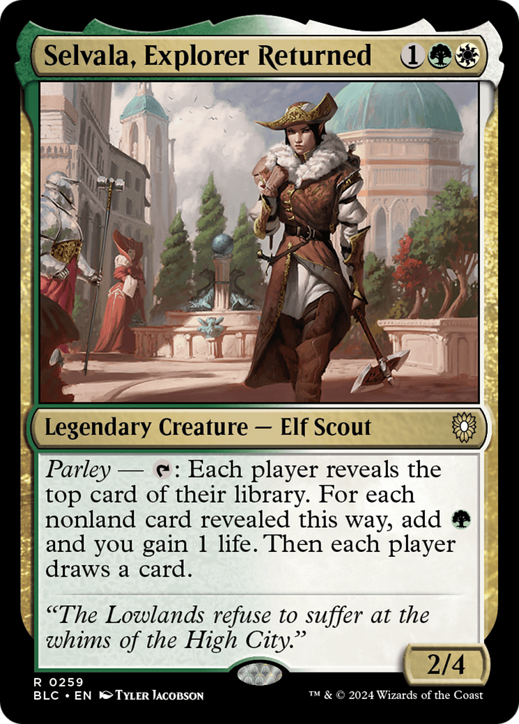 Selvala, Explorer Returned (BLC-259) - Bloomburrow Commander - Premium MTG Single from Wizards of the Coast - Just $0.25! Shop now at Game Crave Tournament Store