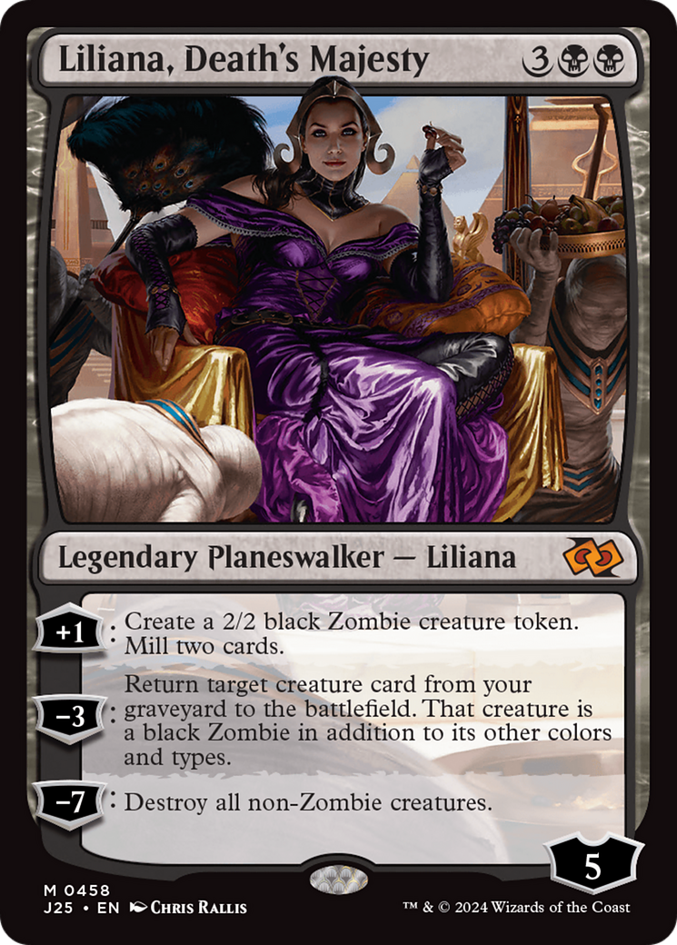 Liliana, Death's Majesty (J25-458) - Foundations Jumpstart - Premium MTG Single from Wizards of the Coast - Just $0.29! Shop now at Game Crave Tournament Store