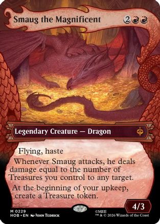 Smaug the Magnificent (Showcase) (HOB-229) - The Hobbit Foil