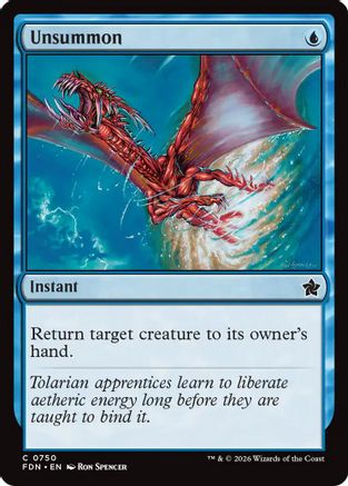 Unsummon (0750) (FDN-750) - Foundations