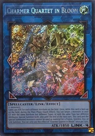 Charmer Quartet in Bloom (Secret Rare) (BLZD-ENSP1) - Blazing Dominion 1st Edition