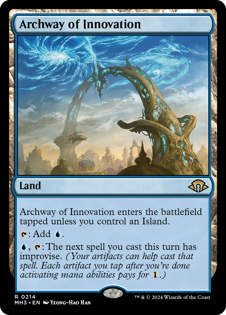 Archway of Innovation (MH3-214) - Modern Horizons 3 Foil - Premium MTG Single from Wizards of the Coast - Just $0.78! Shop now at Game Crave Tournament Store