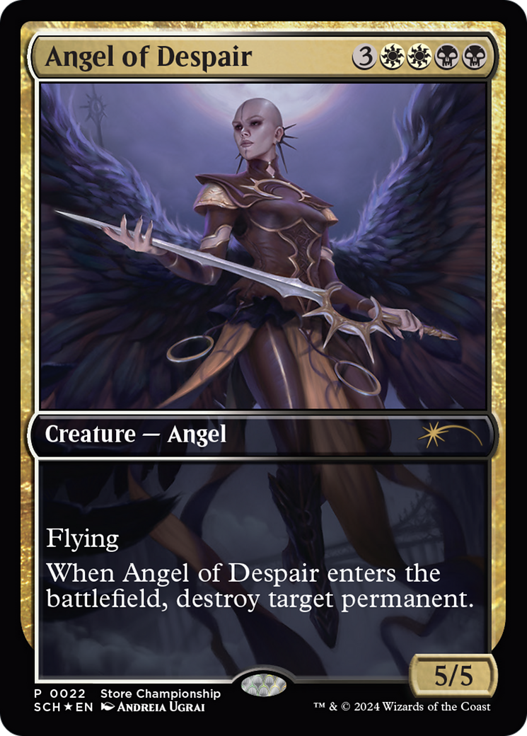 Angel of Despair (SCH-022) - Store Championships - Premium MTG Single from Wizards of the Coast - Just $1.83! Shop now at Game Crave Tournament Store