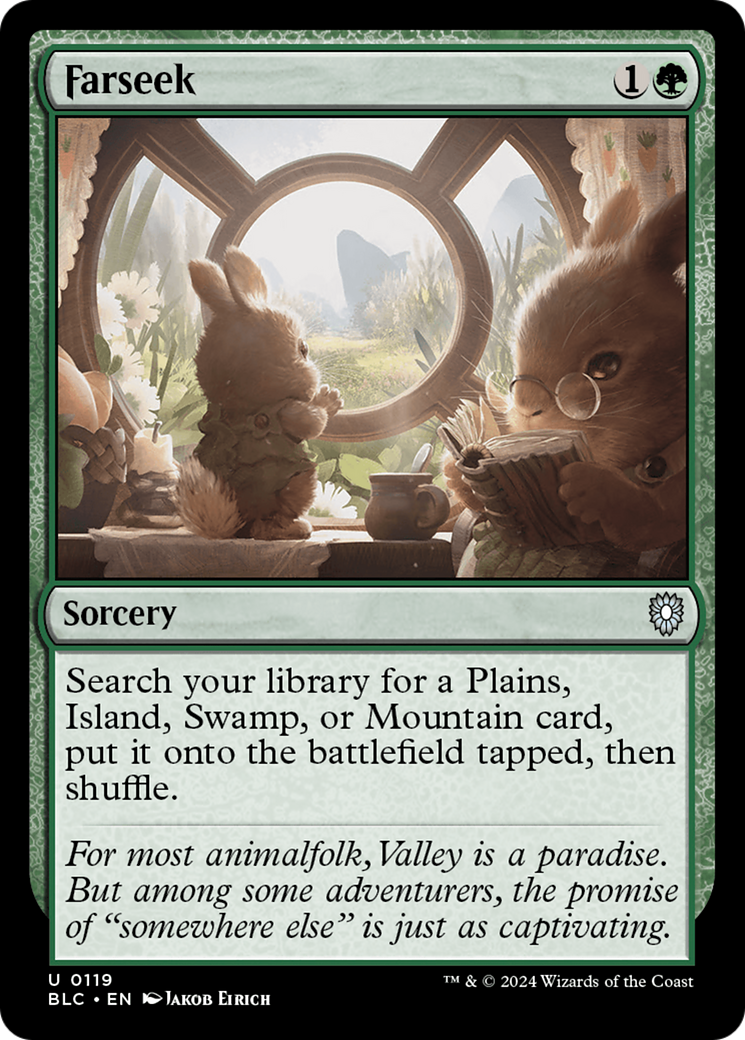 Farseek (BLC-119) - Bloomburrow Commander - Premium MTG Single from Wizards of the Coast - Just $0.83! Shop now at Game Crave Tournament Store