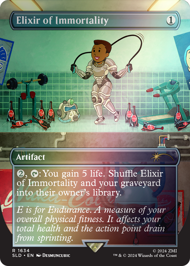 Elixir of Immortality (SLD-1634★) - Secret Lair Drop (Borderless) Foil - Premium MTG Single from Wizards of the Coast - Just $4.15! Shop now at Game Crave Tournament Store