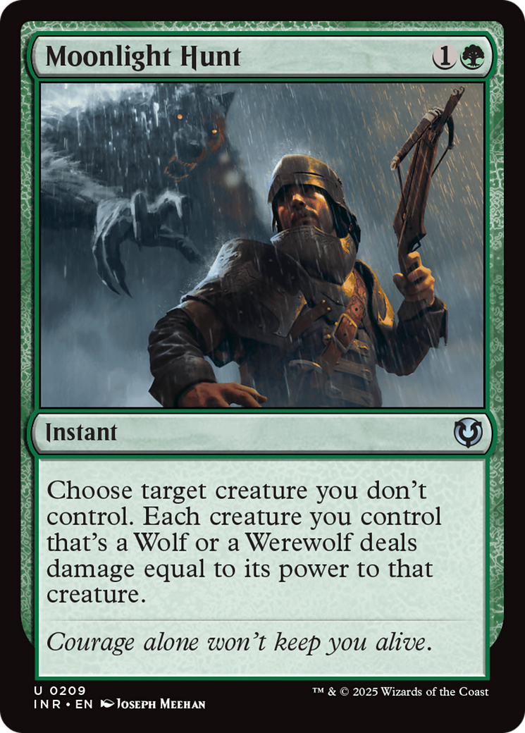 Moonlight Hunt (-209) - Innistrad Remastered - Premium MTG Single from Wizards of the Coast - Just $0.25! Shop now at Game Crave Tournament Store