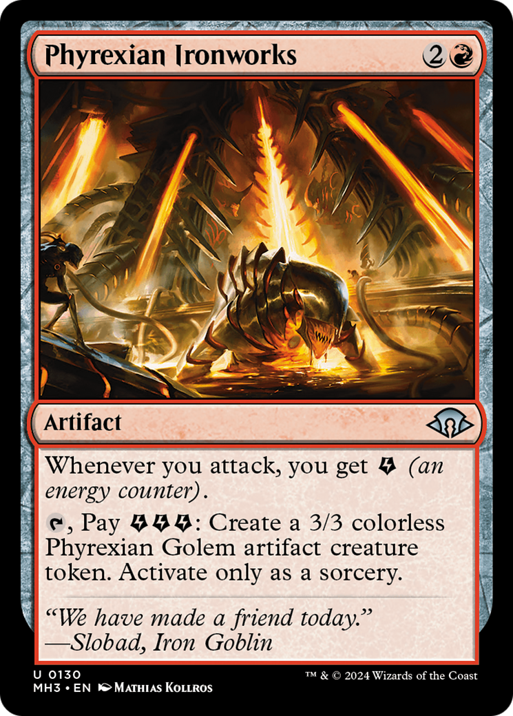 Phyrexian Ironworks (MH3-130) - Modern Horizons 3 Foil - Premium MTG Single from Wizards of the Coast - Just $0.25! Shop now at Game Crave Tournament Store