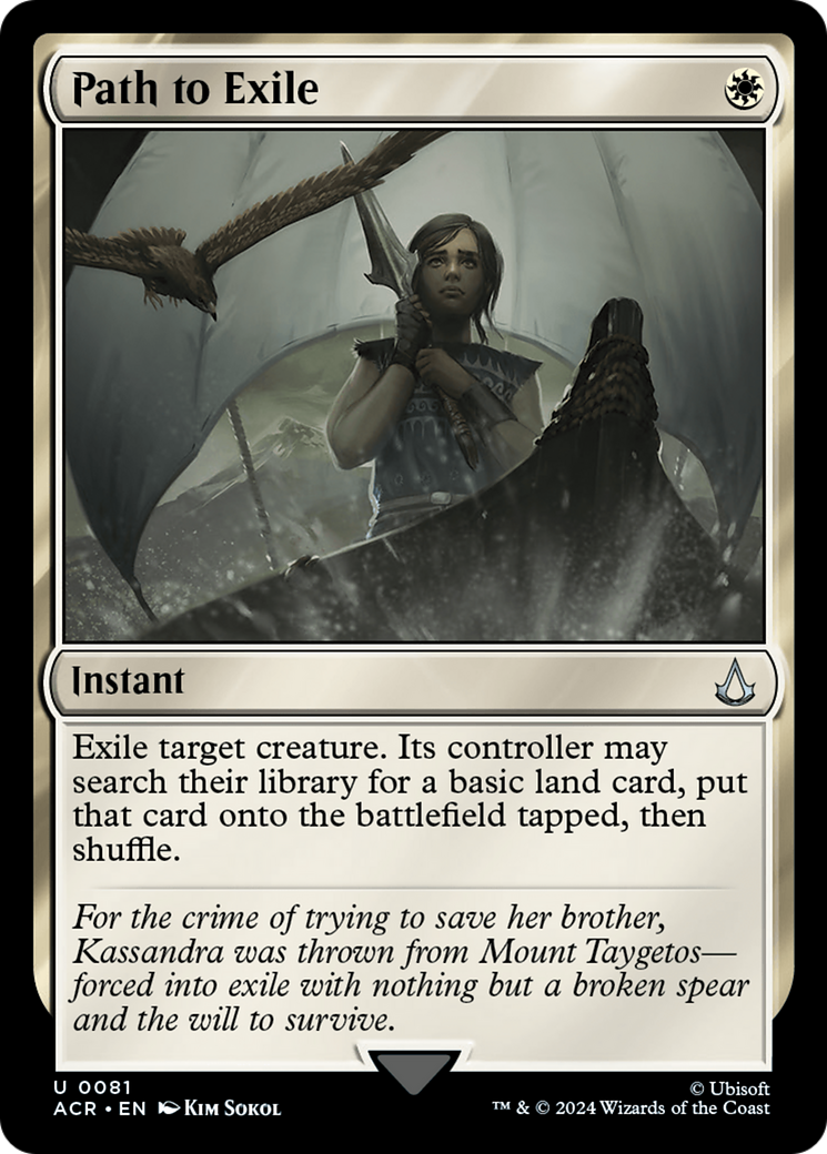 Path to Exile (ACR-081) - Assassin's Creed - Premium MTG Single from Wizards of the Coast - Just $0.67! Shop now at Game Crave Tournament Store