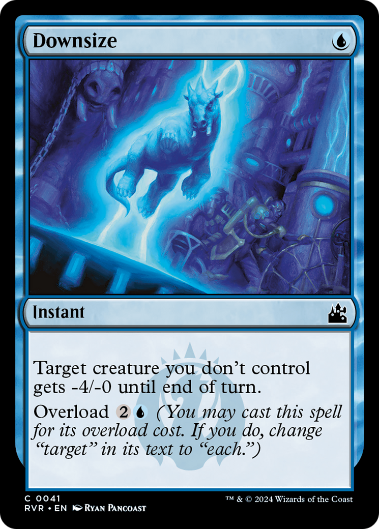 Downsize (RVR-041) - Ravnica Remastered - Premium MTG Single from Wizards of the Coast - Just $0.25! Shop now at Game Crave Tournament Store