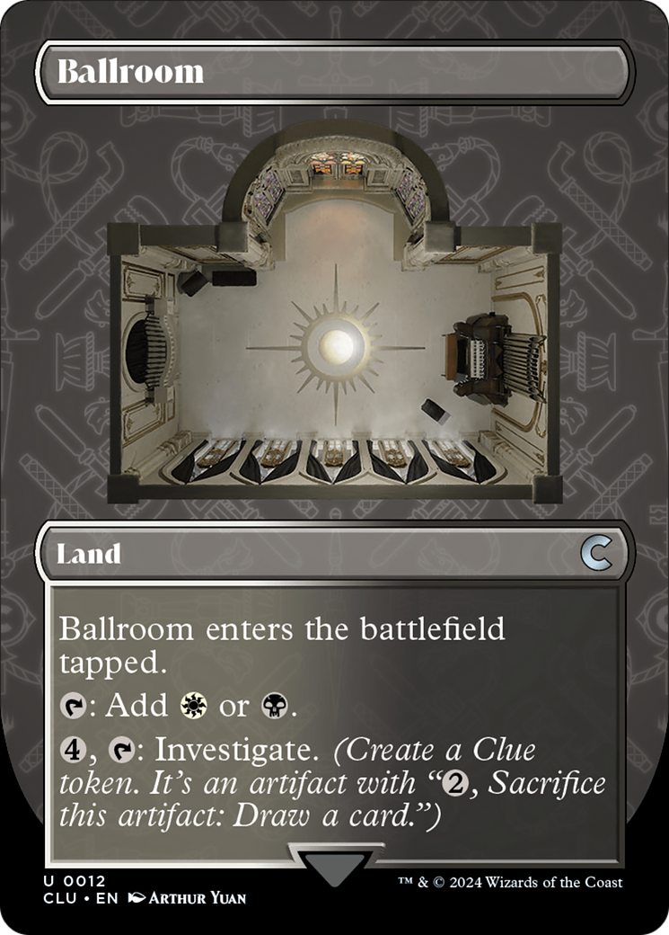Ballroom (CLU-012) - Ravnica: Clue Edition (Borderless) - Premium MTG Single from Wizards of the Coast - Just $0.26! Shop now at Game Crave Tournament Store