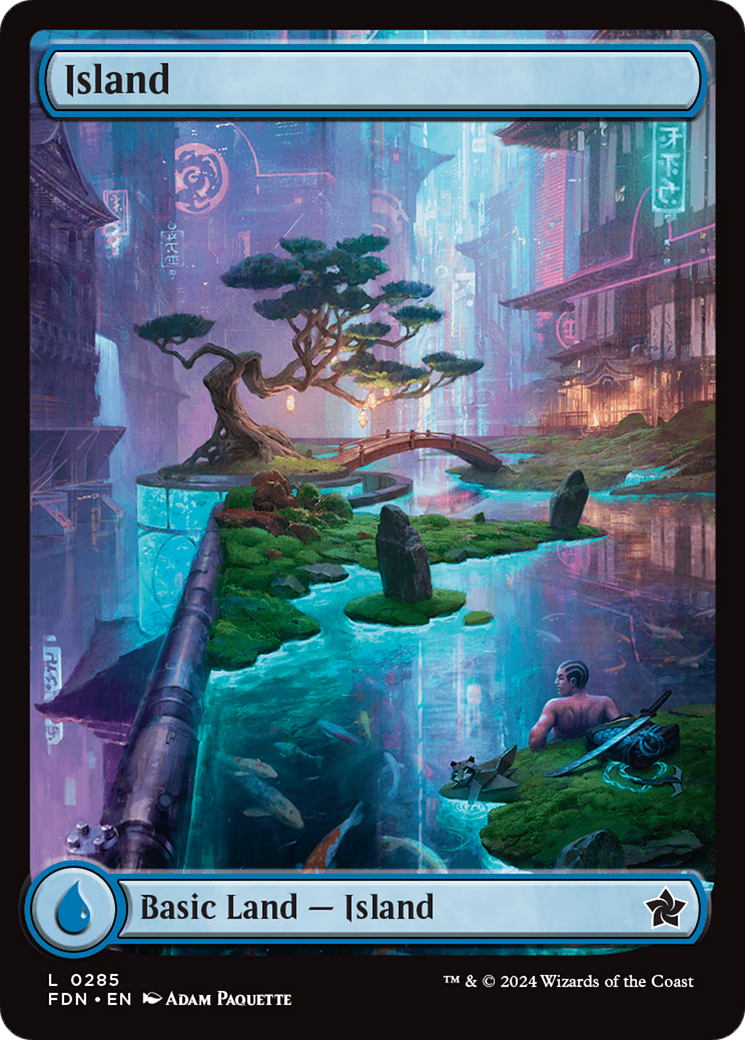 Island (FDN-285) - Foundations - Premium MTG Single from Wizards of the Coast - Just $0.32! Shop now at Game Crave Tournament Store