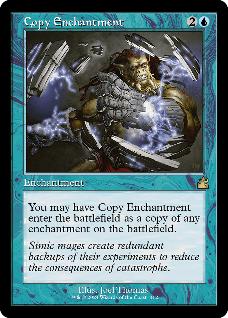 Copy Enchantment (RVR-312) - Ravnica Remastered Foil - Premium MTG Single from Wizards of the Coast - Just $0.52! Shop now at Game Crave Tournament Store
