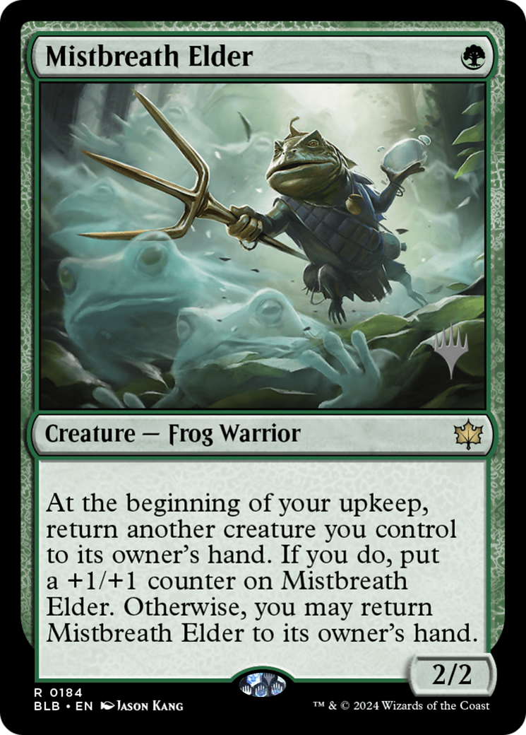 Mistbreath Elder (PBLB-184P) - Bloomburrow Promos - Premium MTG Single from Wizards of the Coast - Just $0.70! Shop now at Game Crave Tournament Store