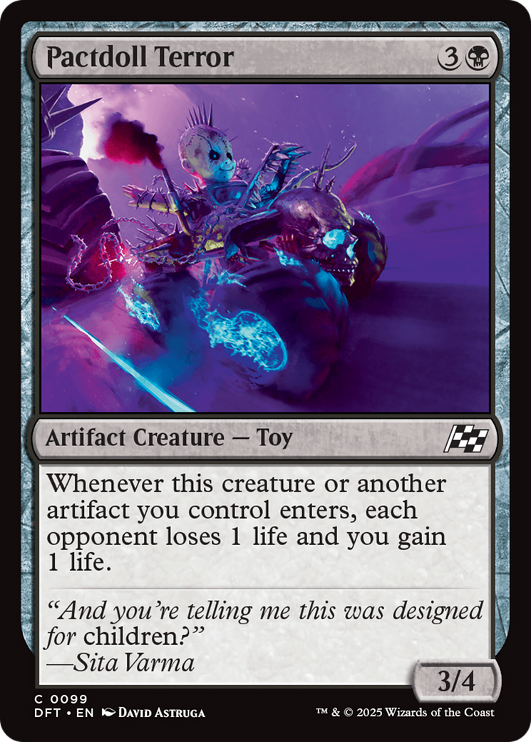 Pactdoll Terror (DFT-099) - Aetherdrift - Premium MTG Single from Wizards of the Coast - Just $0.08! Shop now at Game Crave Tournament Store