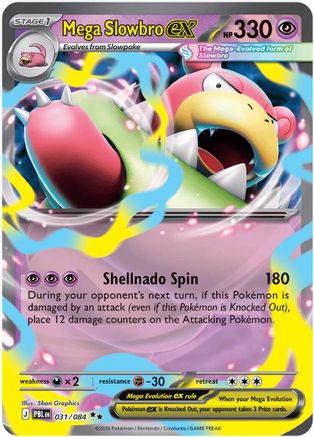 Mega Slowbro ex 31 - ME05 Pitch Black Holofoil